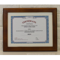 Classical A4 Wood Certificate Diploma Picture Frame Certificate Holder